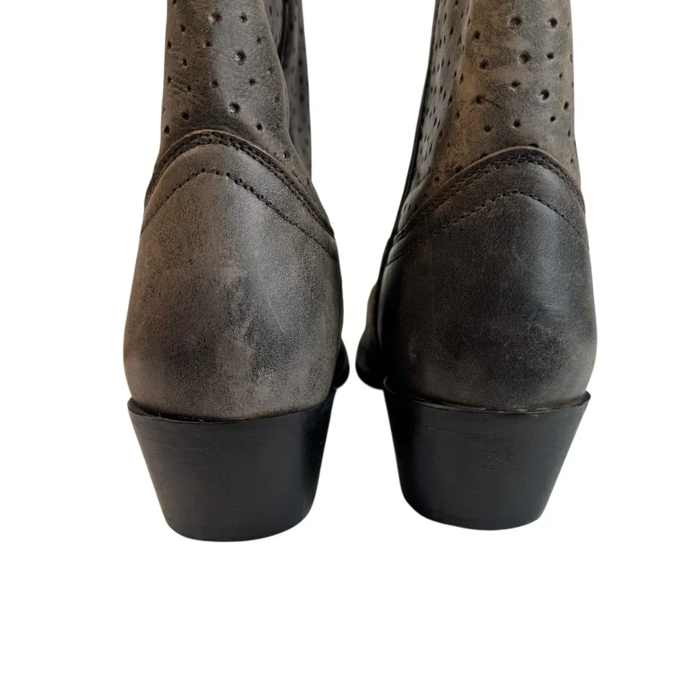 Smoky‎ Mountain Cowgirl Boots Womens  Size 7 Fern Grey Leather Country Core SU